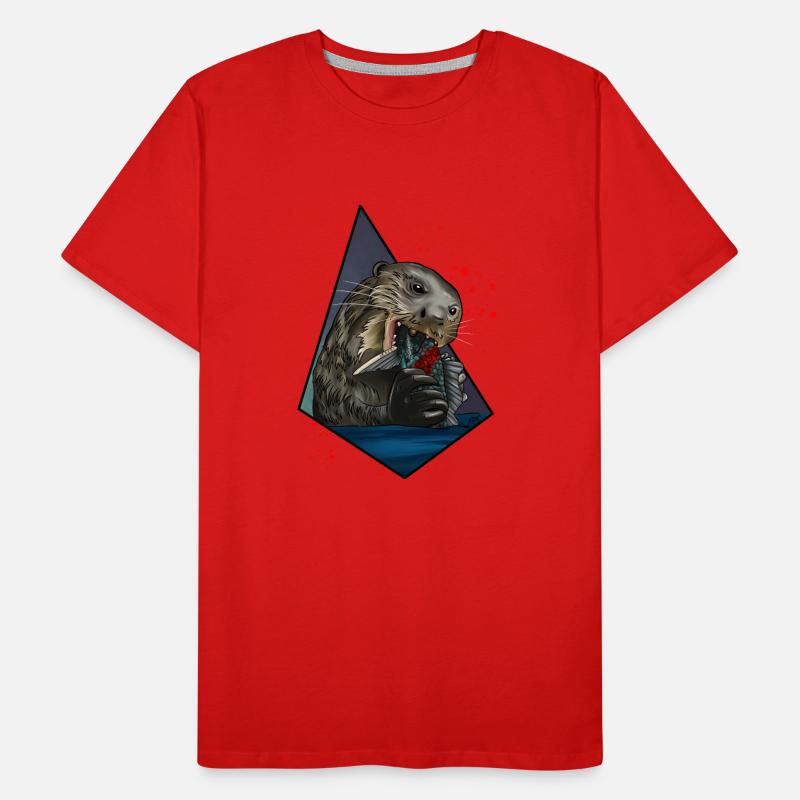 Otter Männer Premium Bio T-Shirt