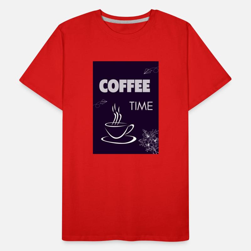 Coffee Time Männer Premium Bio T-Shirt