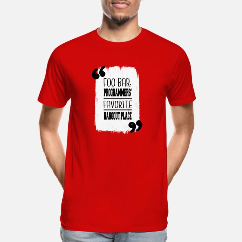 Backend Developer Computer Programming Men's Premium Organic T-Shirt