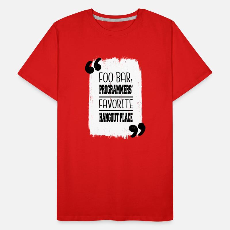 Backend Developer Computer Programming Men's Premium Organic T-Shirt