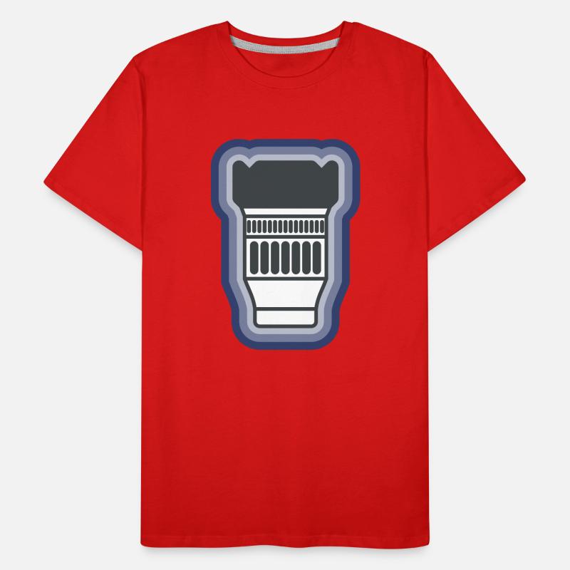 Objectif de caméra T-shirt bio Premium Homme