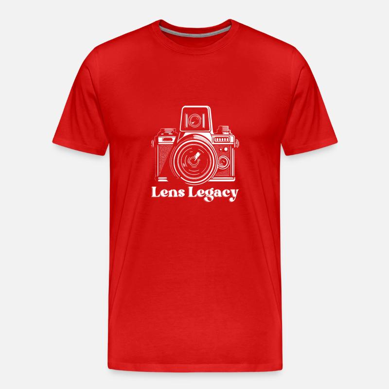 Legacy-Objektive - Männer Premium Bio T-Shirt - Rot