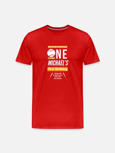 Adobe Express 20230920 2011550 1 - Men's Premium Organic T-Shirt - red