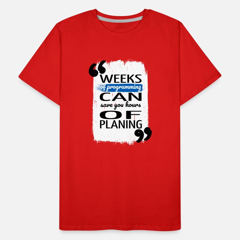 fun fathersday computer language awesome computers Männer Premium Bio T-Shirt