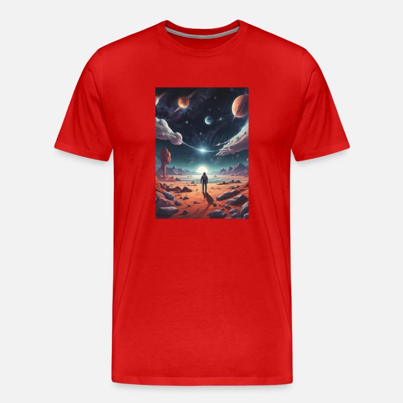 Bugi Mändel 2024/03 - Männer Premium Bio T-Shirt - Rot