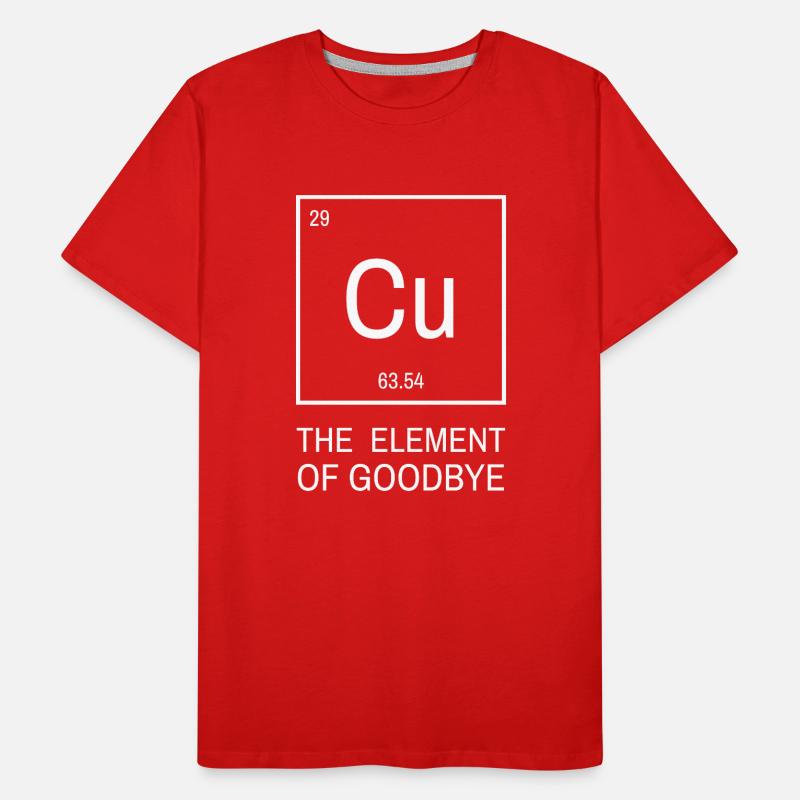 Cu Élément d’adieu | Élément d’adieu T-shirt bio Premium Homme