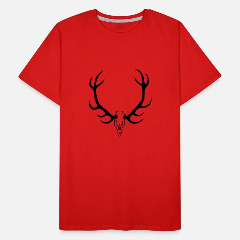 fellforst_geweih Männer Premium Bio T-Shirt