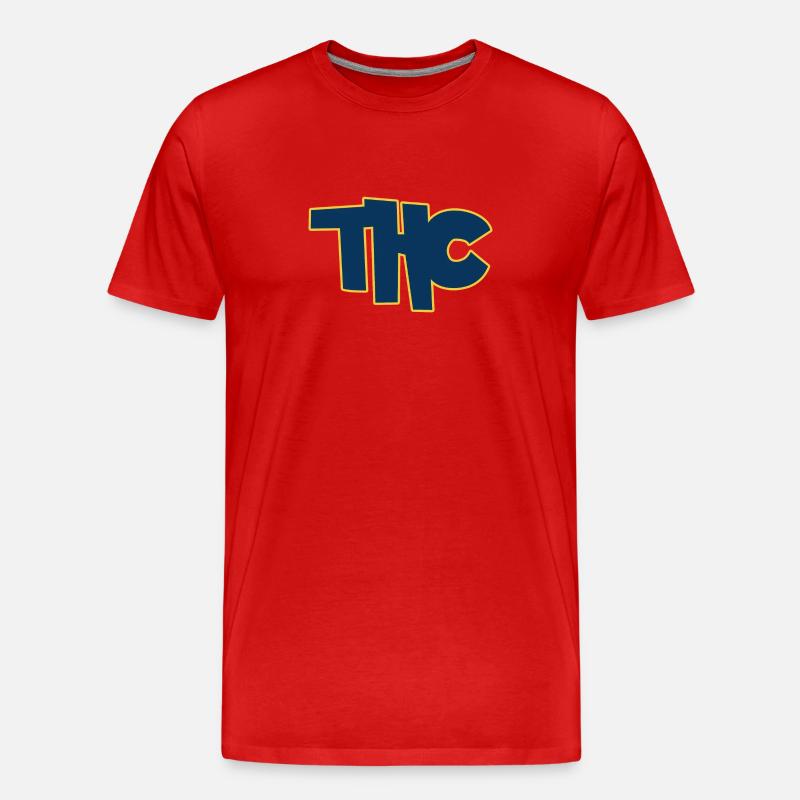 THC - Männer Premium Bio T-Shirt - Rot