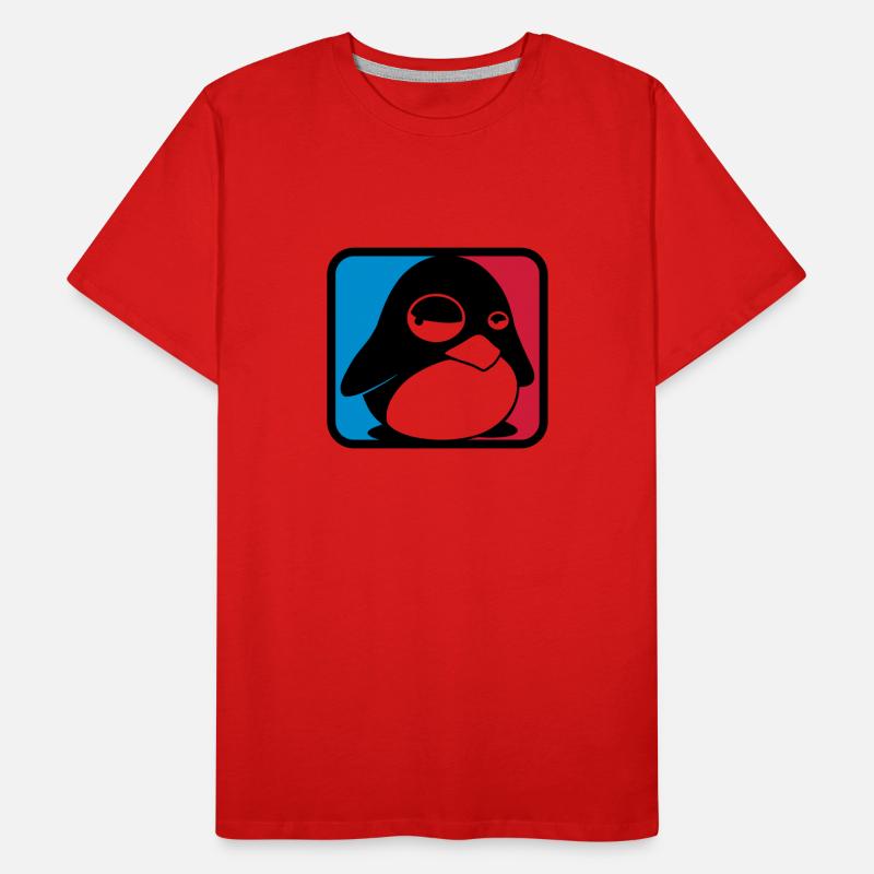 TUX Leauge, LINUX T-shirt bio Premium Homme