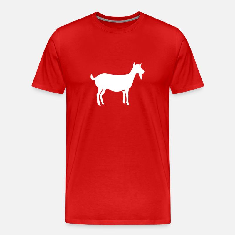 Chèvre - T-shirt bio Premium Homme - rouge