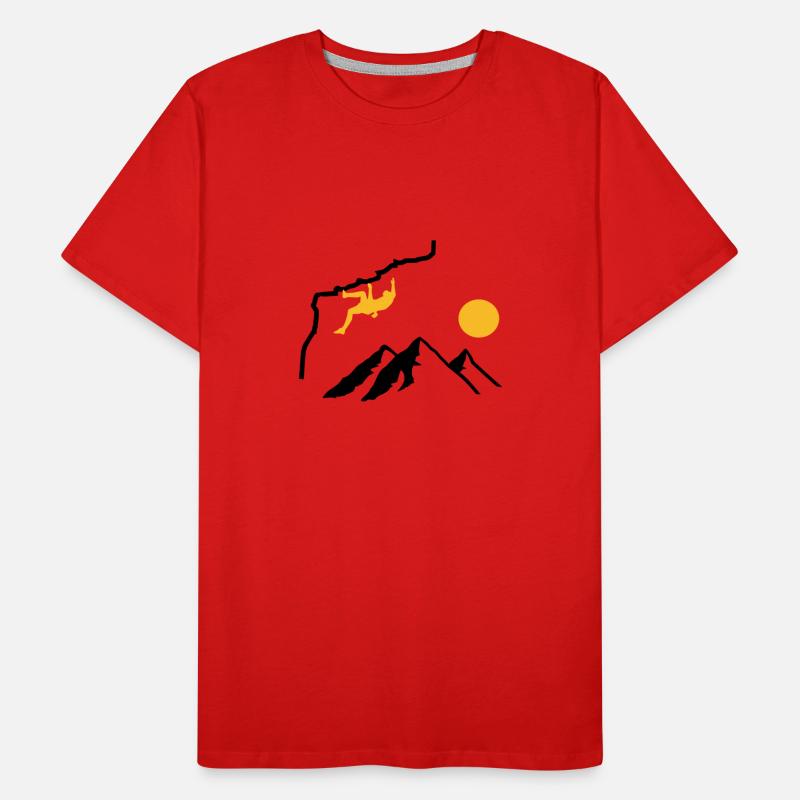 Klettern Männer Premium Bio T-Shirt
