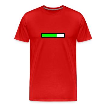 loading - Men's Premium Organic T-Shirt - red - Front - Damien (186cm)