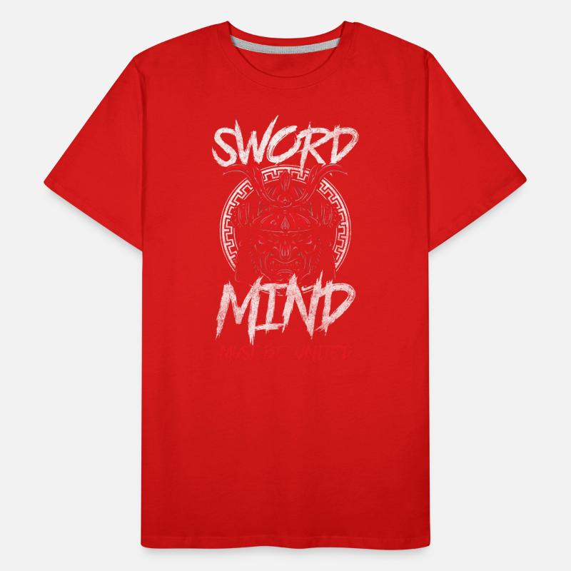 Japon Épée Courage T-shirt bio Premium Homme