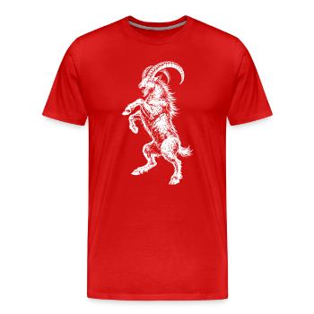 ChumziG - T-shirt bio Premium Homme - rouge - Devant - Damien (186cm)