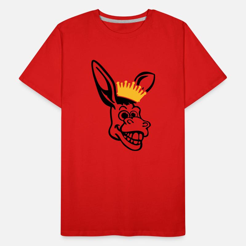 donkey_face_pe2 T-shirt bio Premium Homme