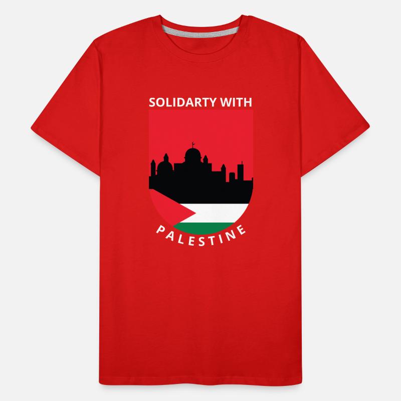 Palestine libre T-shirt bio Premium Homme