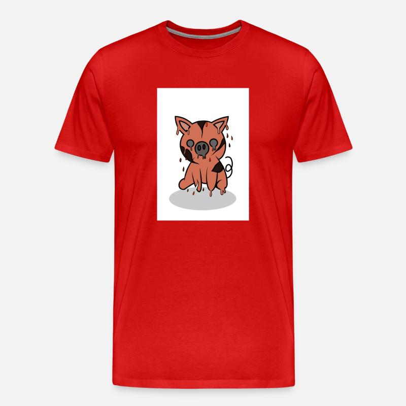 Bild 0019 - Männer Premium Bio T-Shirt - Rot