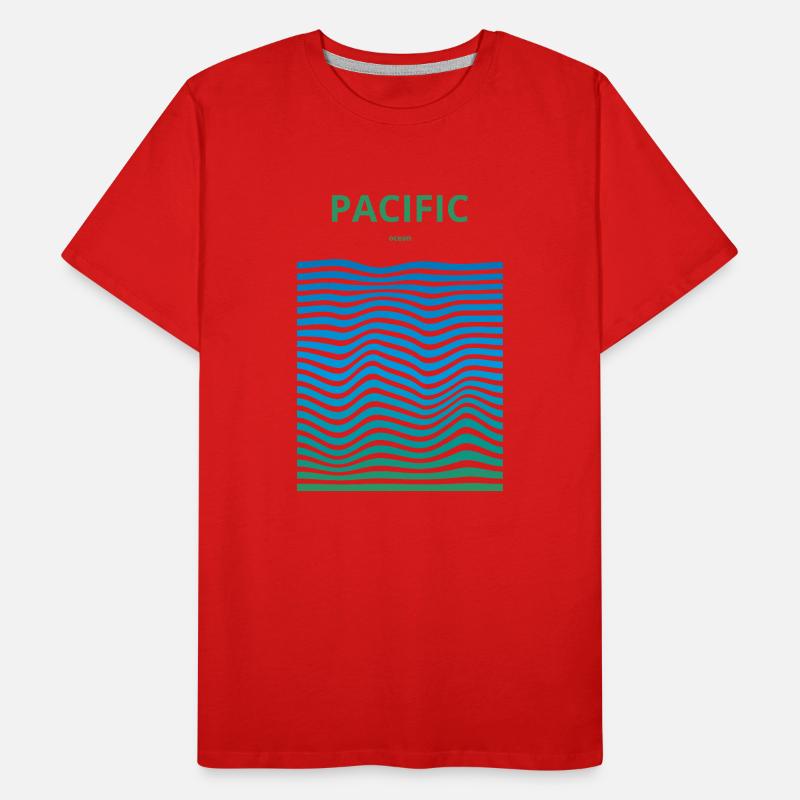 Océans dévastés : Pacifique T-shirt bio Premium Homme
