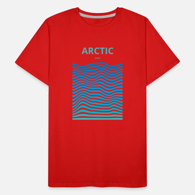 Océans dévastés : Arctique T-shirt bio Premium Homme