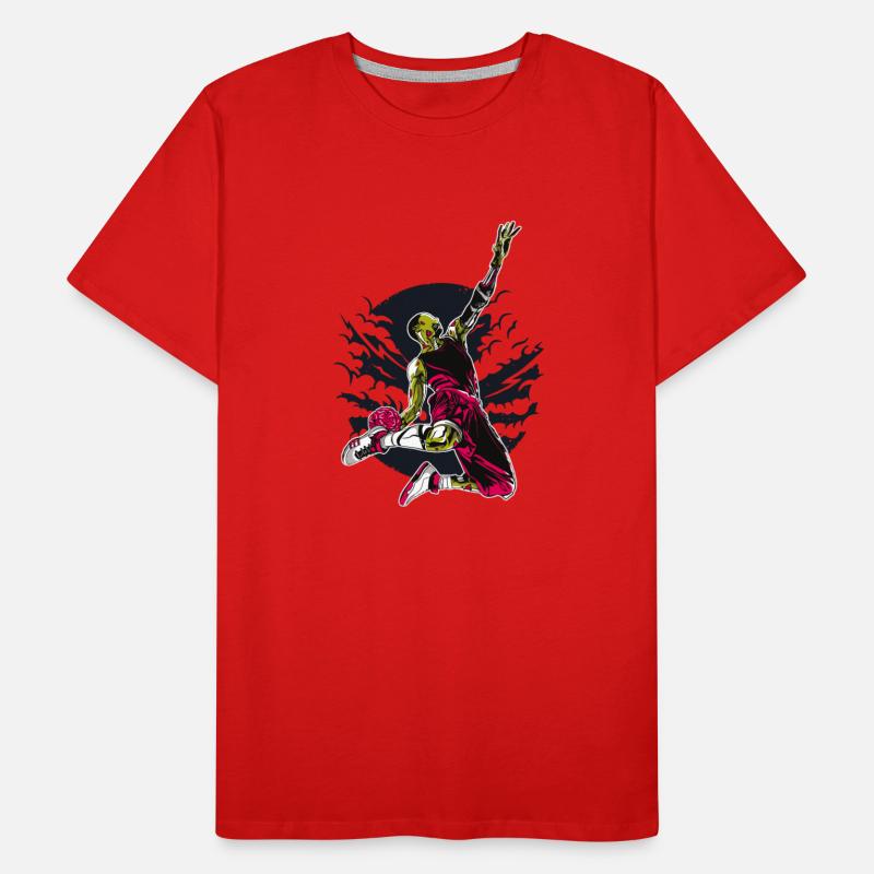 Dunking Zombie Männer Premium Bio T-Shirt