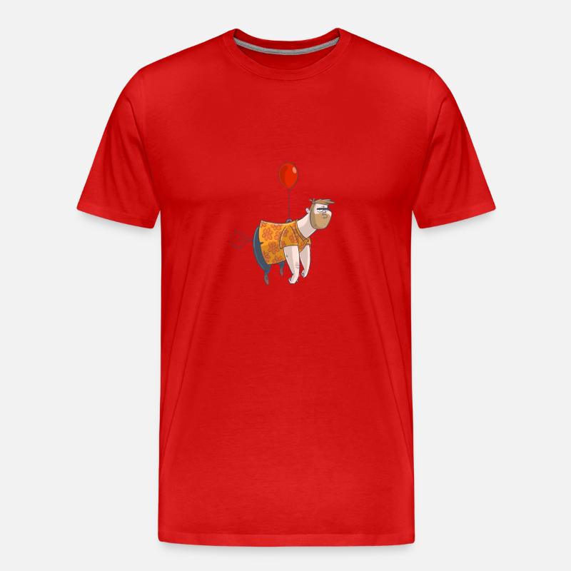 homme ballon - T-shirt bio Premium Homme - rouge