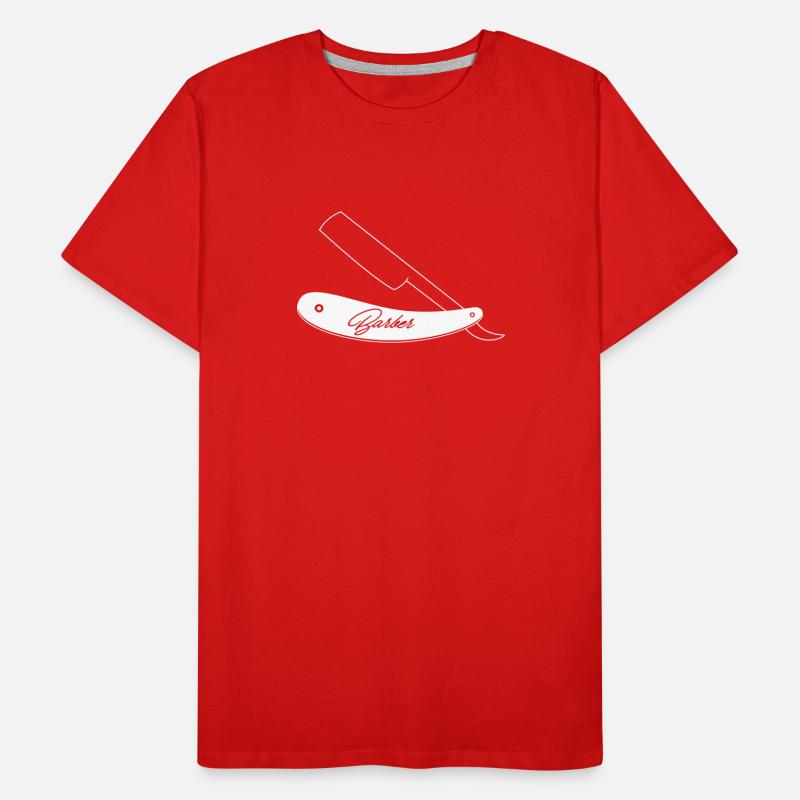 Barber Männer Premium Bio T-Shirt