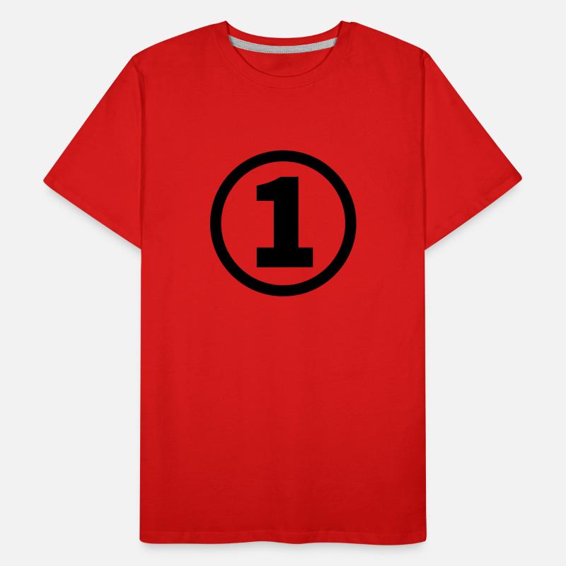 Nummer eins Männer Premium Bio T-Shirt
