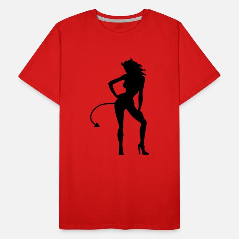 Teufelin - Devil Männer Premium Bio T-Shirt