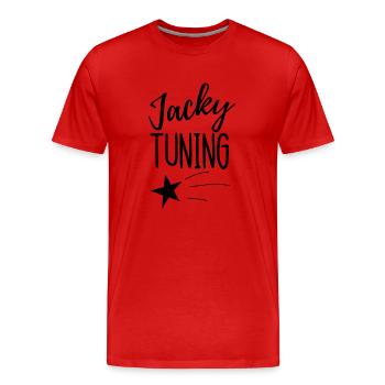 jacky tuning - T-shirt bio Premium Homme - rouge - Devant - Damien (186cm)
