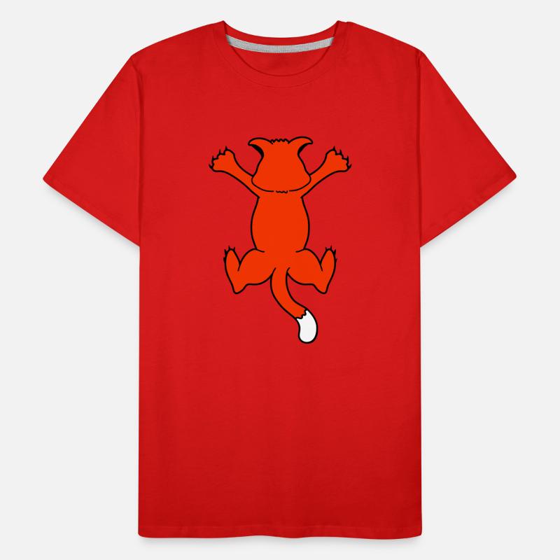 Drôle de chat griffes griffes griffes griffes grattage T-shirt bio Premium Homme