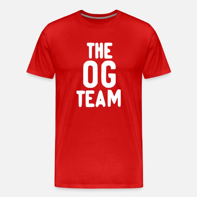 Das OG-Team - Männer Premium Bio T-Shirt - Rot