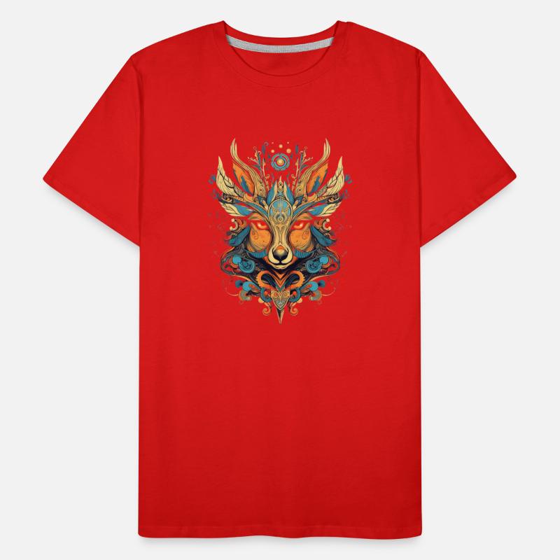 Boho Deer Men's Premium Organic T-Shirt