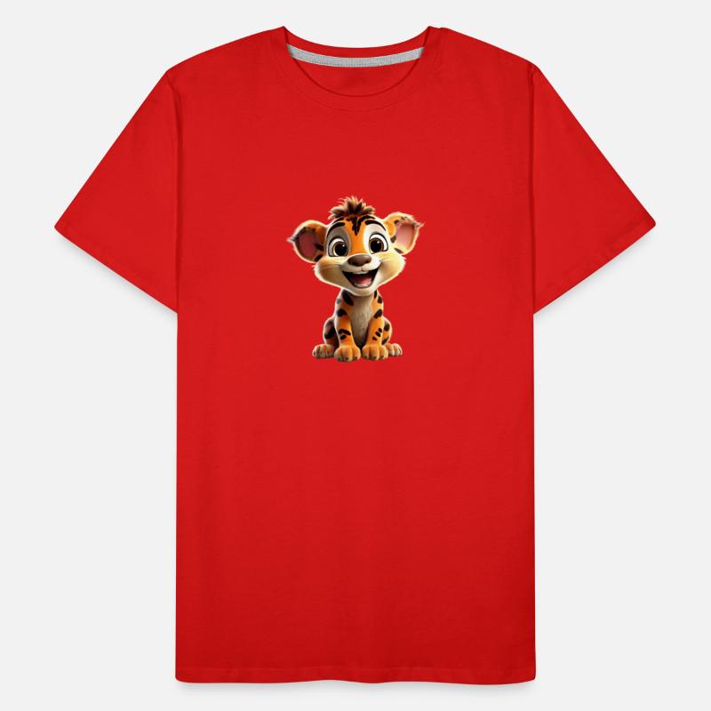 Merry Lion Cub Men's Premium Organic T-Shirt
