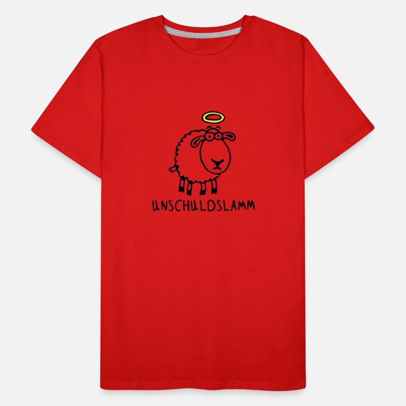 unschuldslamm_042012_c_2c Men's Premium Organic T-Shirt