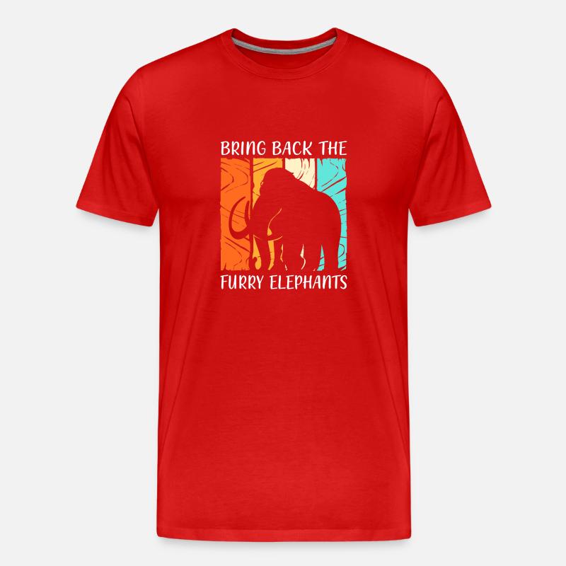 Mammut - Männer Premium Bio T-Shirt - Rot