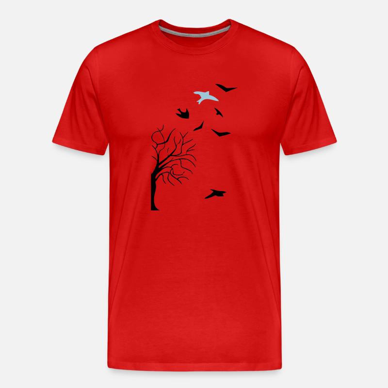 design - Männer Premium Bio T-Shirt - Rot