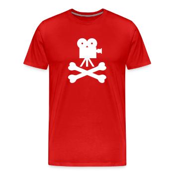 bad camera - Men's Premium Organic T-Shirt - red - Front - Damien (186cm)