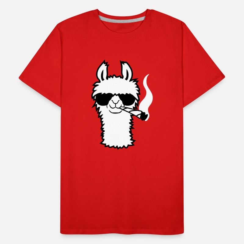 Lama Avec Joint T-shirt bio Premium Homme
