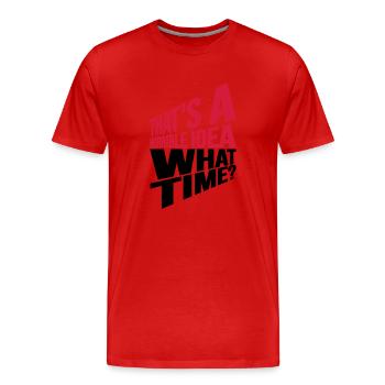 Thats a horrible Idea - Men's Premium Organic T-Shirt - red - Front - Damien (186cm)