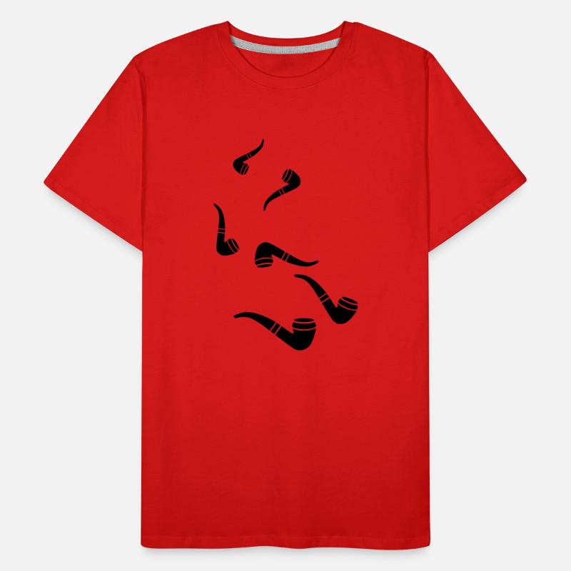 Fumer une pipe T-shirt bio Premium Homme