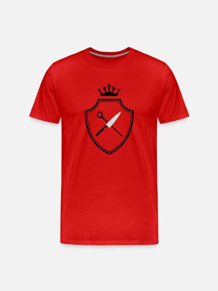 Koch Symbol - Men's Premium Organic T-Shirt - red