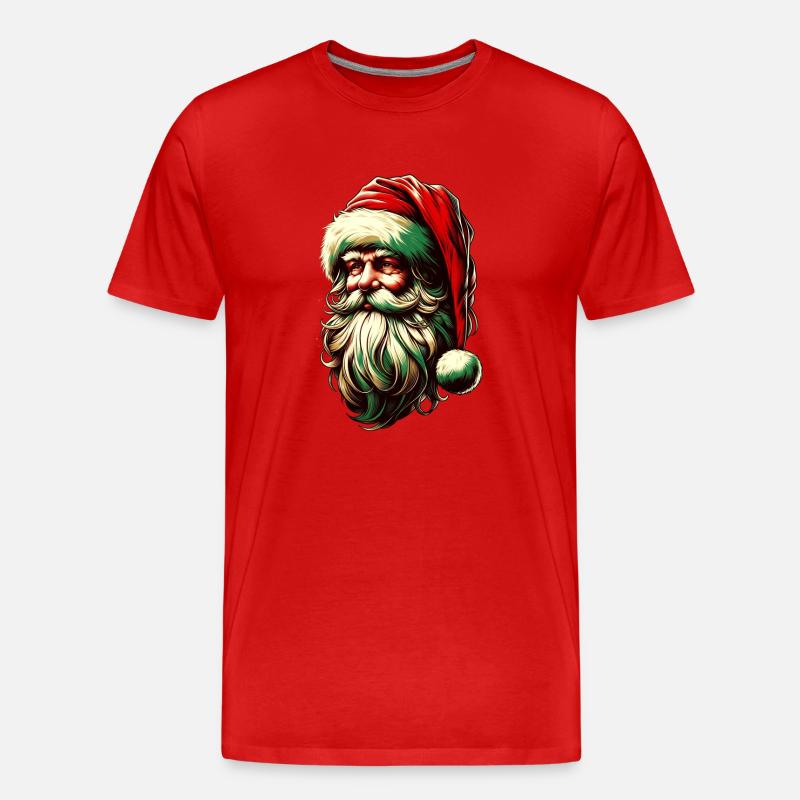 Weihnachtsmann Schauspieler - Männer Premium Bio T-Shirt - Rot