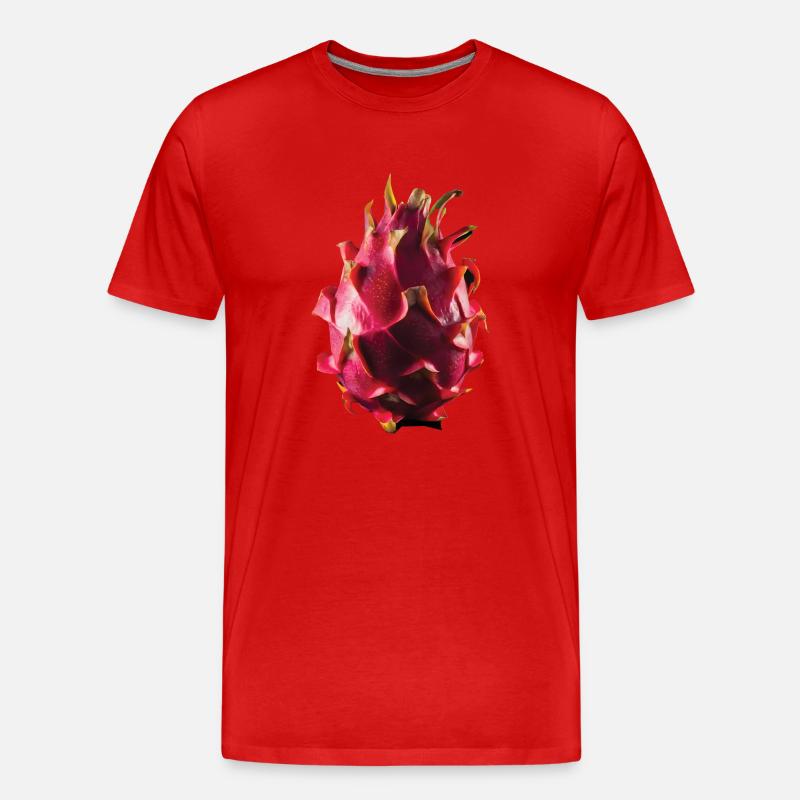 Drachenfrucht Geschenk - Männer Premium Bio T-Shirt - Rot