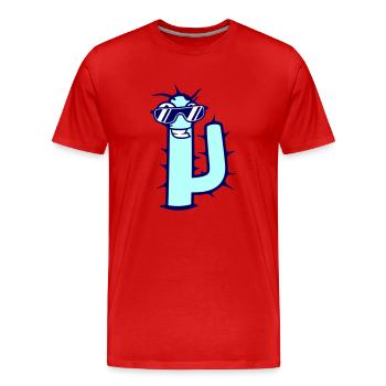 Cool Cactus Cacti Desert Plant Sunglasses - Men's Premium Organic T-Shirt - red - Front - Damien (186cm)