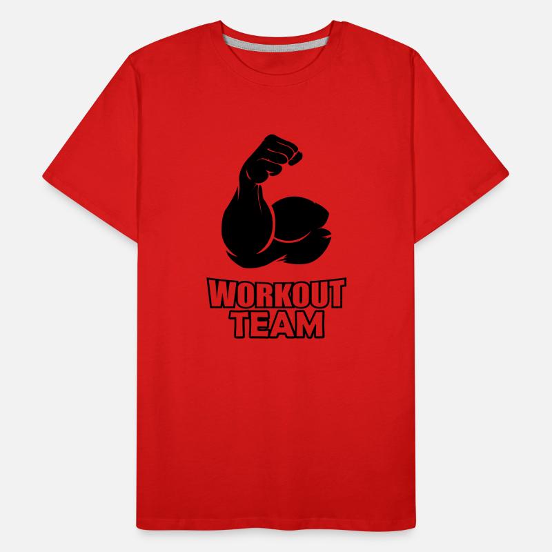 Workout Team Men's Premium Organic T-Shirt