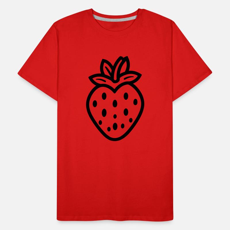 fraise T-shirt bio Premium Homme