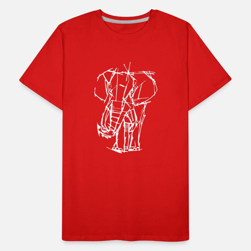 Éléphant T-shirt bio Premium Homme