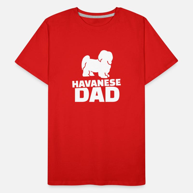 Havanese Dad T-shirt bio Premium Homme