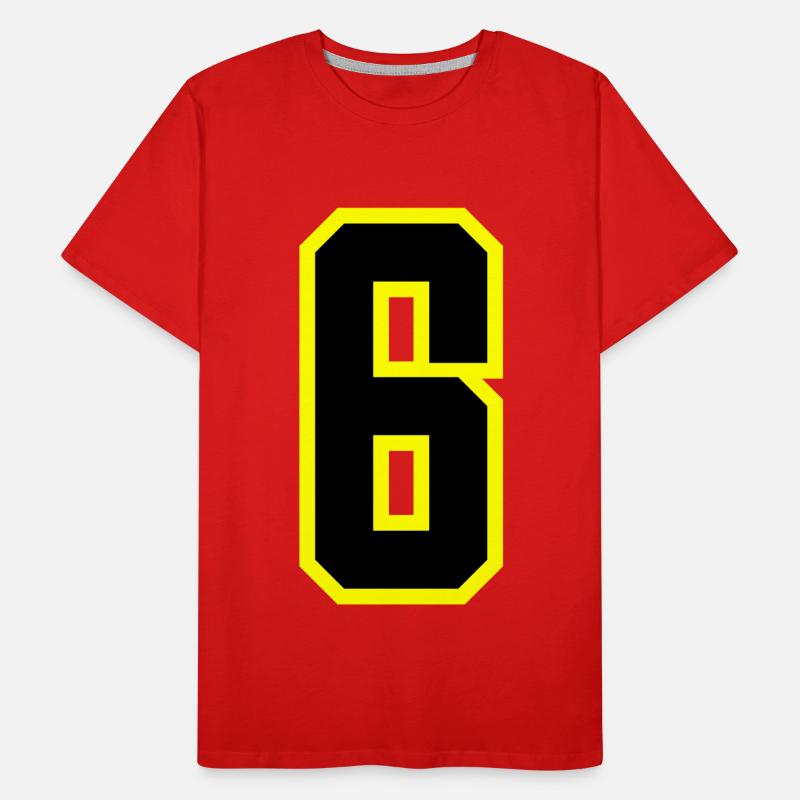 Justaucorps à 6 chiffres T-shirt bio Premium Homme