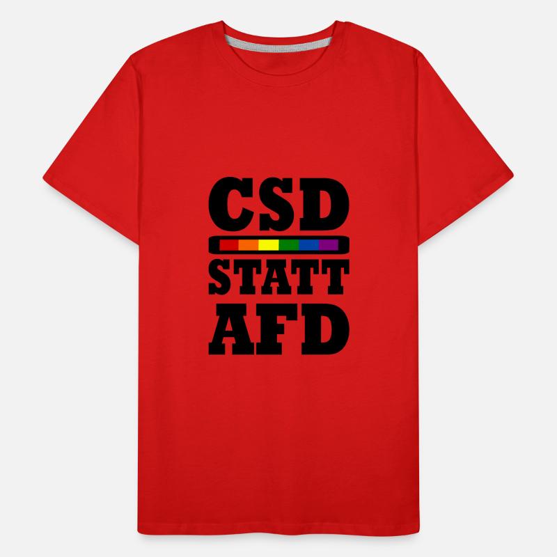 Csd statt afd Männer Premium Bio T-Shirt